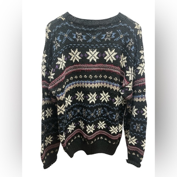 Hand knitted men’s sweater size Large - Picture 2 of 3